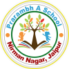 prarambh a school nirman nagar jaipur logo